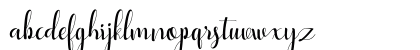Yullisa Script Regular Lowercase Preview