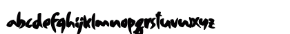Hiroshima Regular Lowercase Preview