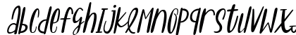 Sweet Panda Italic Lowercase Preview