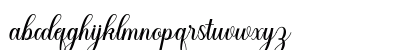 CuttauriScript Regular Lowercase Preview