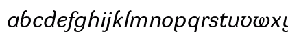 DynaGrotesk RE Italic Lowercase Preview