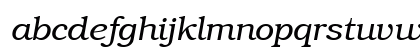 Bookwoman LightItalicSH Lowercase Preview