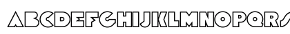 Ciclope Black Black Outline Lowercase Preview