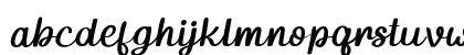 Gladione Regular Lowercase Preview