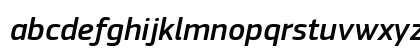 PF Square Sans Pro Medium Italic Lowercase Preview