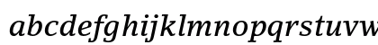 Lino Letter Medium Italic Lowercase Preview