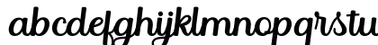 Deloresta Regular Lowercase Preview