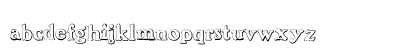BenjaminFranklin Beveled Regular Lowercase Preview