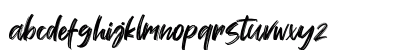 Wellfont Regular Lowercase Preview