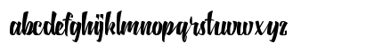 Black Jacky Regular Lowercase Preview