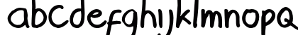 Tekerayak Demo Regular Lowercase Preview
