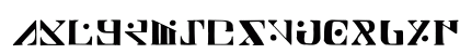 Paraghyph Ver 1 Regular Lowercase Preview