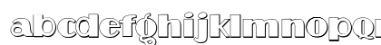 Aafia 3D Regular Lowercase Preview