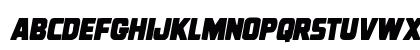 Uglier Things Condensed Italic Condensed Italic Lowercase Preview