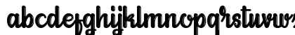 Allianta Personal Use Only Regular Lowercase Preview