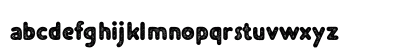 Plopin Rough Regular Lowercase Preview