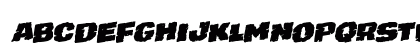 Jugger Rock Staggered Rotalic Italic Preview