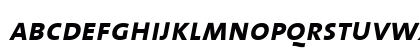 TheSans Bold Italic Lowercase Preview