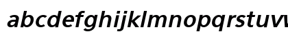 Eau Sans Bold Old-styled Figures Oblique Lowercase Preview