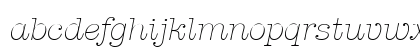 AmTypewriterITC Light Italic Preview