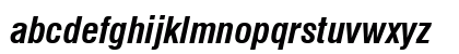 Swis721 Cn BT Bold Italic Lowercase Preview
