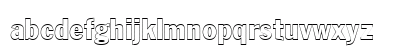 FranklinGotTRegConOu1 Regular Lowercase Preview