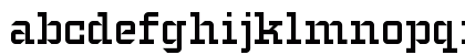 SlabStruct Too Regular Lowercase Preview