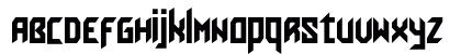 FIALIGA FREE Regular Lowercase Preview
