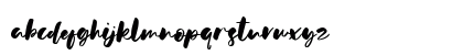 Glamour Bright Regular Lowercase Preview