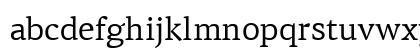 PF Agora Serif Pro Regular Lowercase Preview