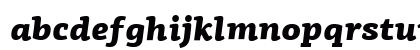 PF Agora Slab Pro Black Italic Lowercase Preview