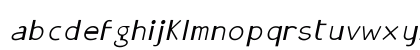 GonzaPlus Medium Italic Lowercase Preview