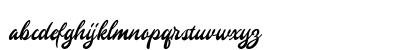 Gingerly DEMO Regular Lowercase Preview