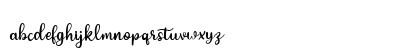 red rose Regular Lowercase Preview