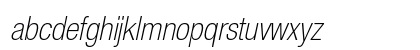 Helvetica Neue LT Pro 37 Thin Condensed Oblique Preview