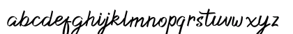 Dacilla Script Demo Regular Lowercase Preview