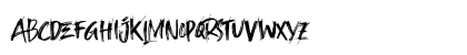 Whiplash Regular Lowercase Preview