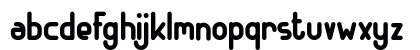 ADHE Sans Bold FREE Bold Lowercase Preview