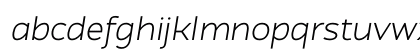 Atozimple Light Italic Lowercase Preview