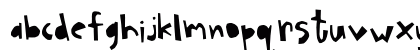 HouseCut Medium Lowercase Preview