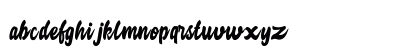 Creasi Script Regular Lowercase Preview
