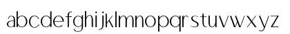 Alevia DEMO Regular Lowercase Preview