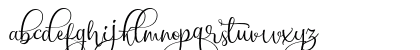chinthia white Regular Lowercase Preview