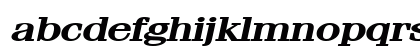 FelineExtended BoldItalic Lowercase Preview