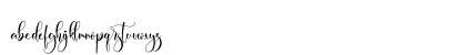 Belindia Regular Lowercase Preview