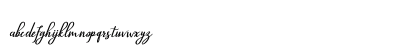 Glossy Regular Lowercase Preview