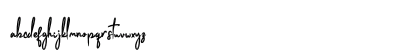 Sweety Personal Use Lowercase Preview