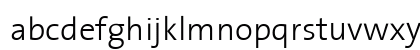 TheSans Light Lowercase Preview