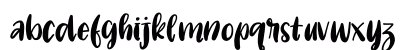 Crafted Regular Lowercase Preview