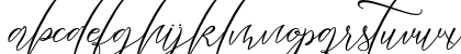 Heartkything Regular Lowercase Preview